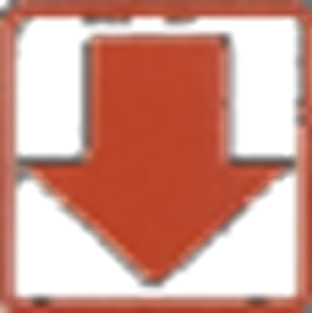 Flèche rouge bas